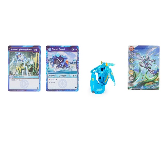 Bakugan Geogan, Ghost Beast Collectible Action Figure (Walmart Exclusive) - Picture 2 of 6
